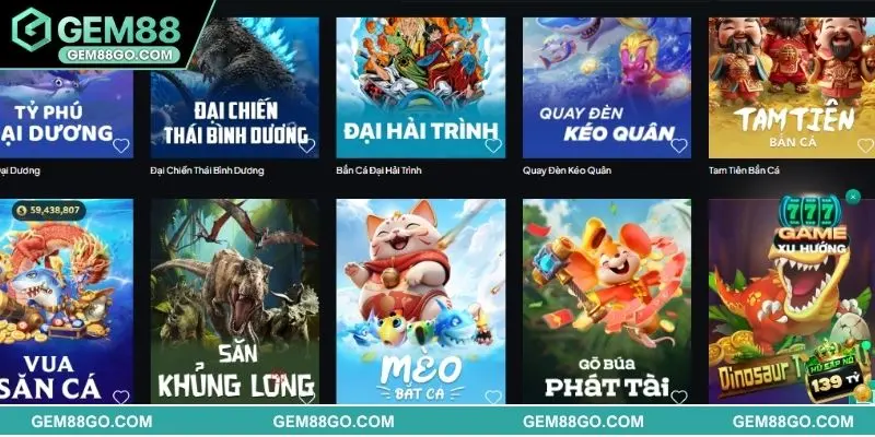 Bí quyết chinh phục bắn cá Gem88 như cao thủ