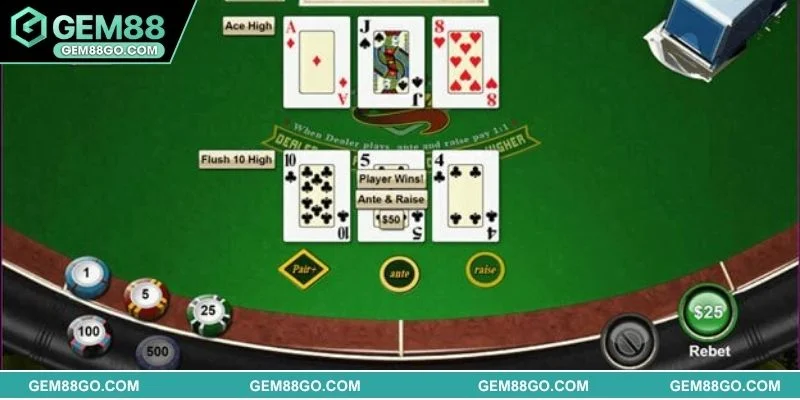 Sảnh table games GEM88 nổi bật với giao diện hiện đại và chuyên nghiệp