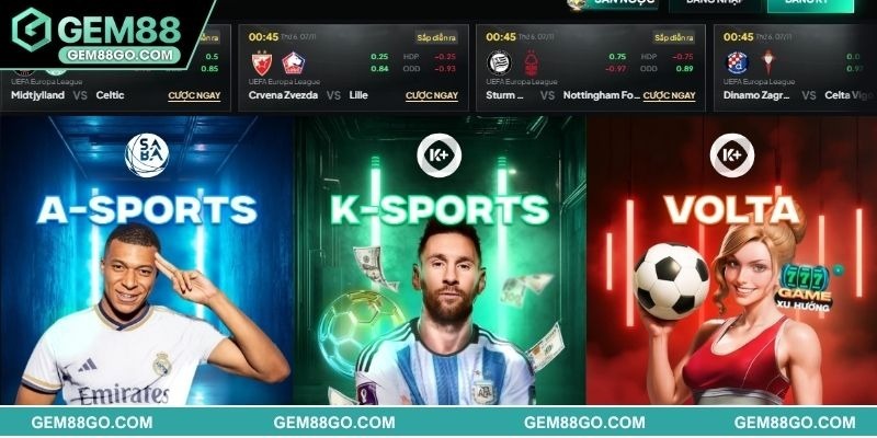 GEM88 cập nhật liên tục các sự kiện thể thao nổi tiếng GEM88 cập nhật liên tục các sự kiện thể thao nổi tiếng